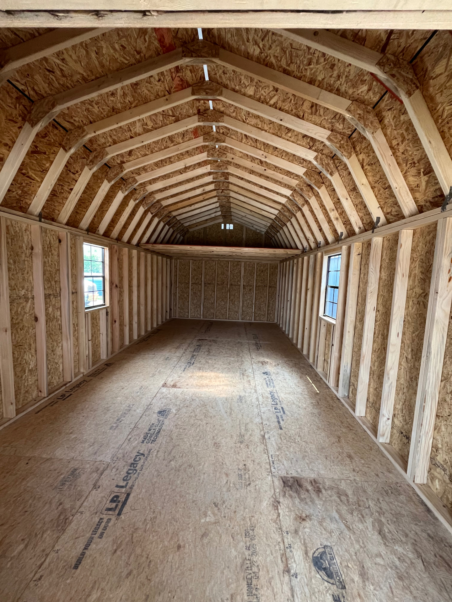 Lofted Cabin - Interior with loft space