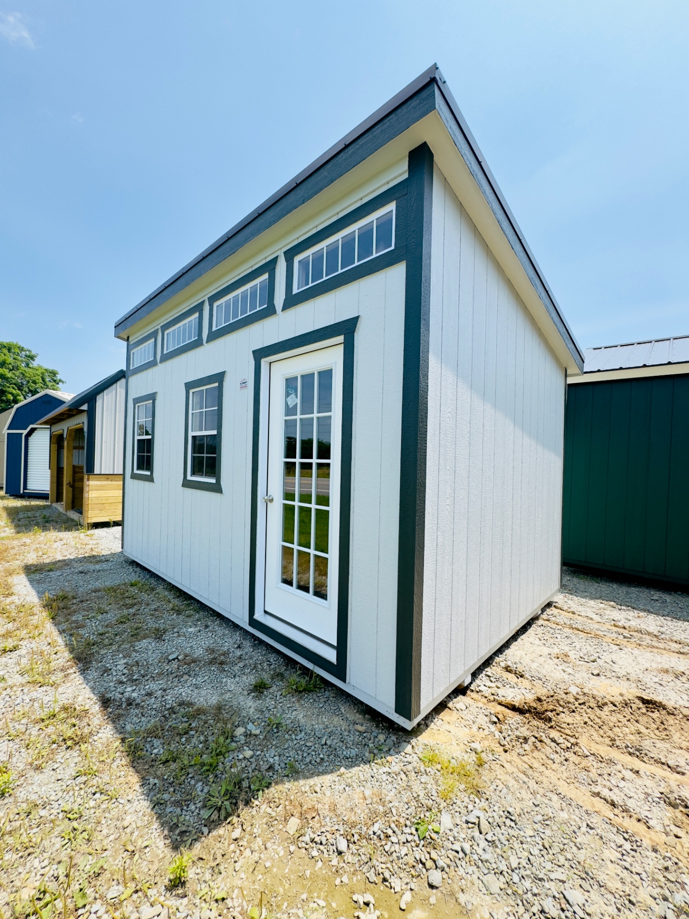 Modern Shed exterior with door